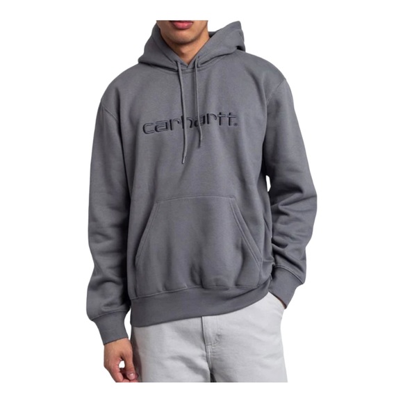Carhartt Other - (H) New with tags~ Carhartt Hooded sweatshirt~ size L~ pockets~pockets~ grey